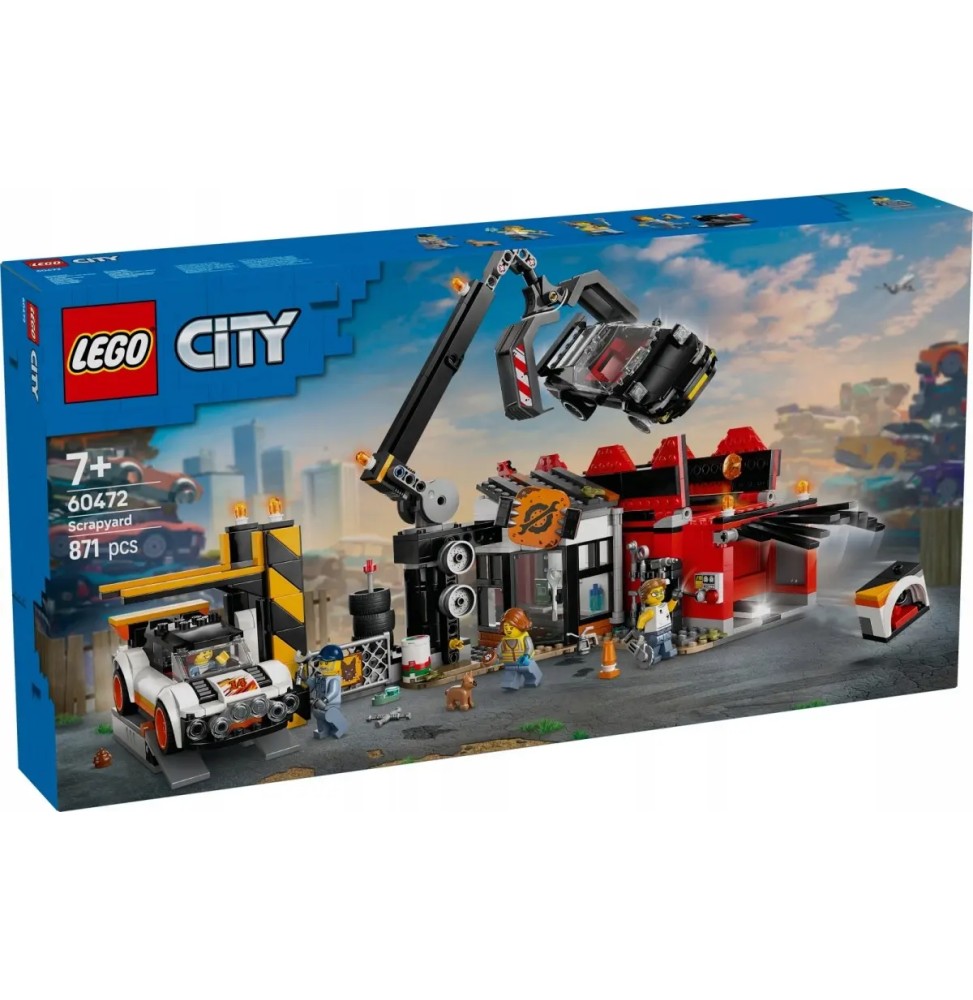 LEGO City Teren de dezmembrări 60472 pentru copii