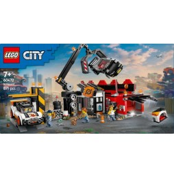 LEGO City Teren de dezmembrări 60472 pentru copii