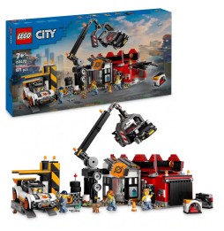 LEGO City Teren de dezmembrări 60472 pentru copii