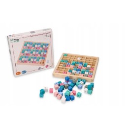 Wooden Sudoku Logic Game for Kids