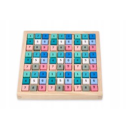 Wooden Sudoku Logic Game for Kids