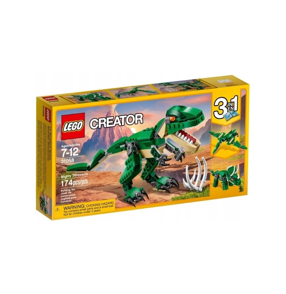 LEGO Creator 31058 Dinozauri Puternici set 3 în 1