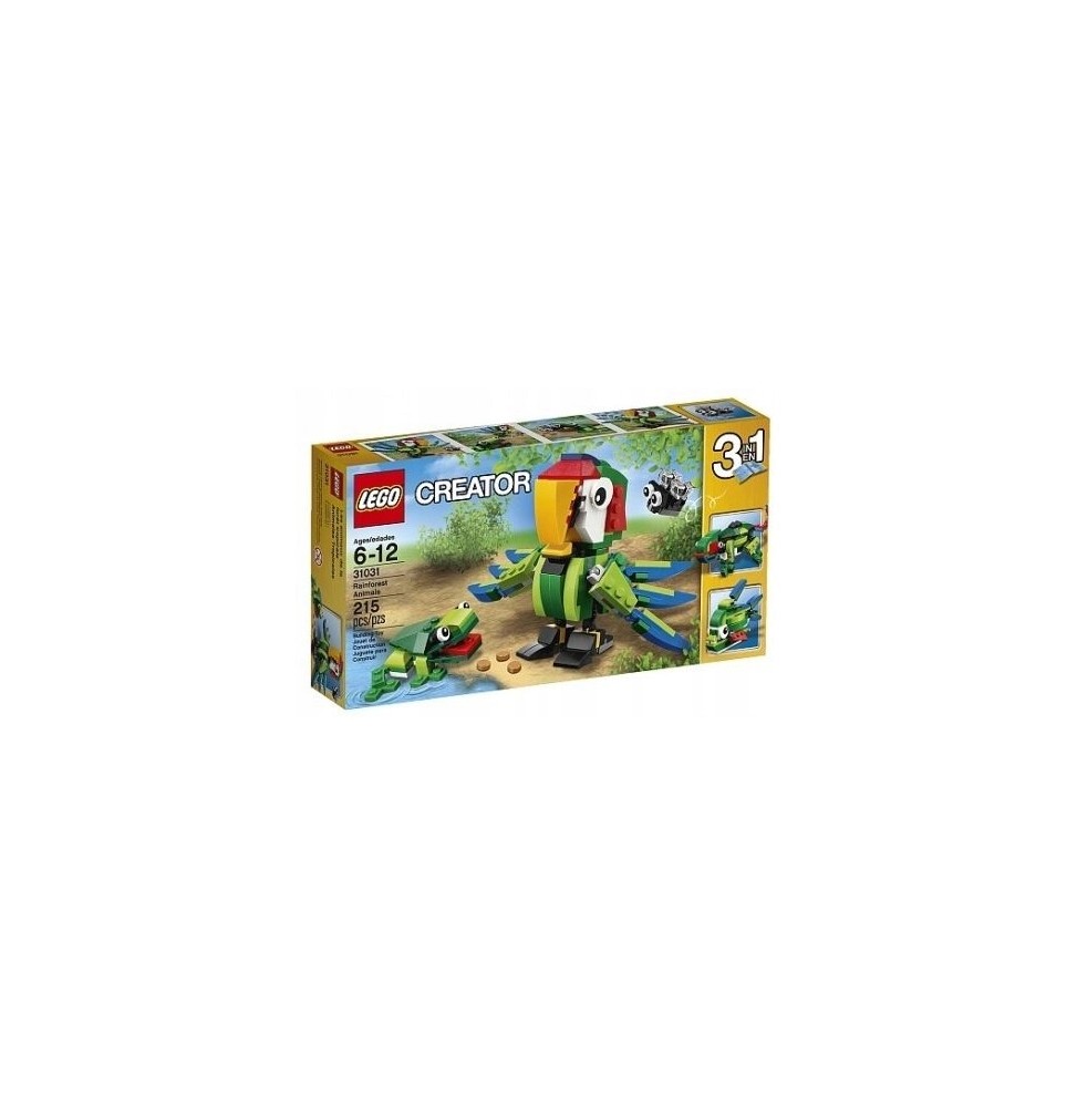 LEGO Creator 3w1 Animale din pădurea tropicală 31031