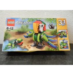 LEGO Creator 3w1 Animale din pădurea tropicală 31031