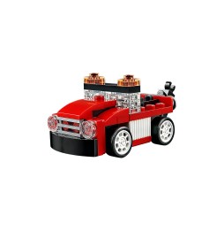 LEGO 31055 Czerwona wyścigówka - Zestaw 3w1