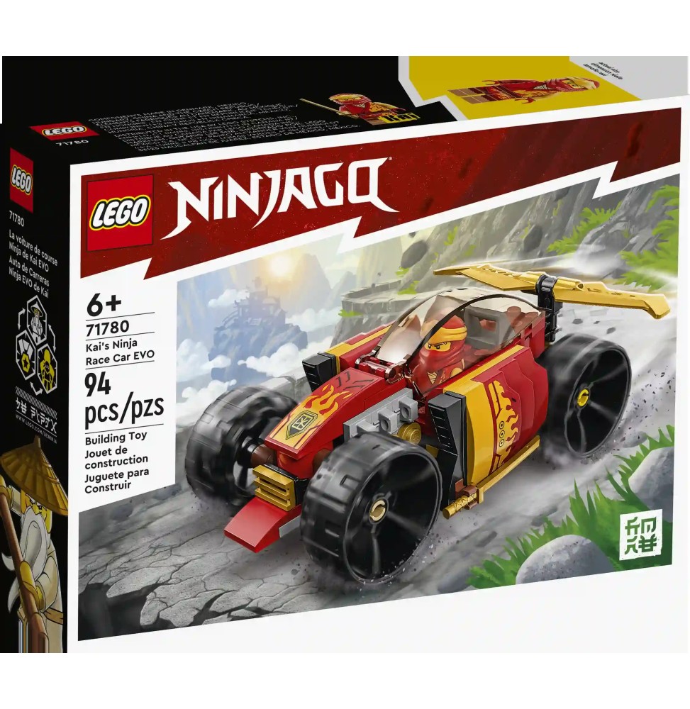 LEGO Ninjago 71780 Mașina de curse ninja Kaia