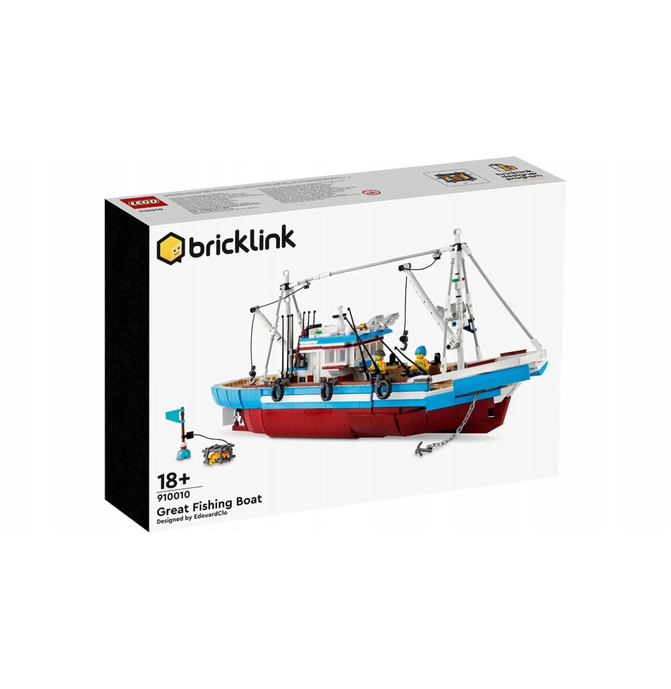 Lego Bricklink 910010 Barca de Pescuit Mare