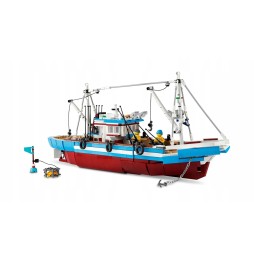 Lego Bricklink 910010 Barca de Pescuit Mare