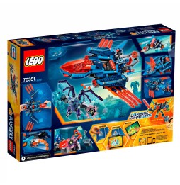 LEGO Nexo Knights 70351 Clay's Blaster Jet Fighter