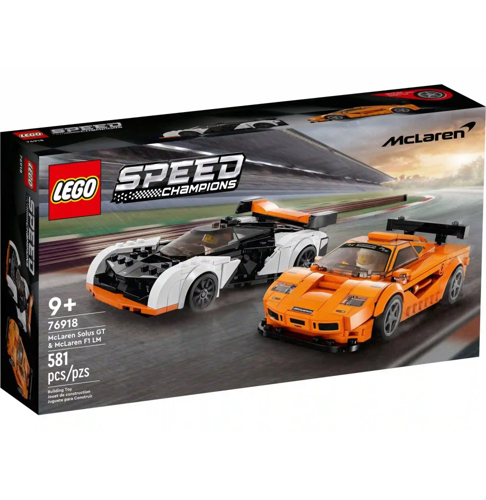 LEGO Speed Champions McLaren Solus GT și F1 LM