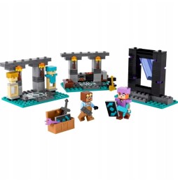 LEGO Minecraft 21252 Atelier - Blocuri și Figurine