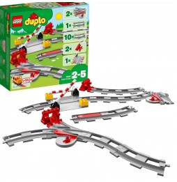 LEGO DUPLO Tory kolejowe 10882 - Zestaw dla dzieci