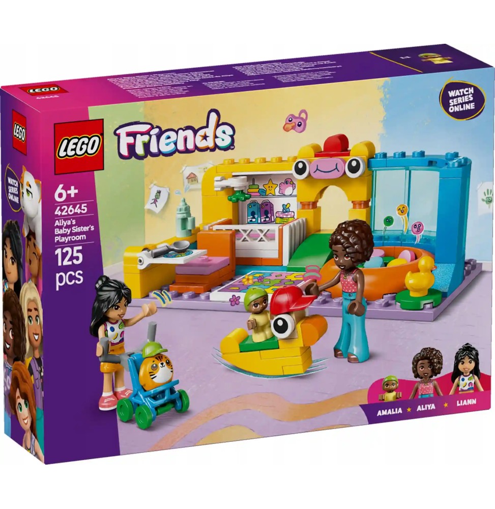 LEGO Friends Pokój zabaw młodszej siostry Aliyi