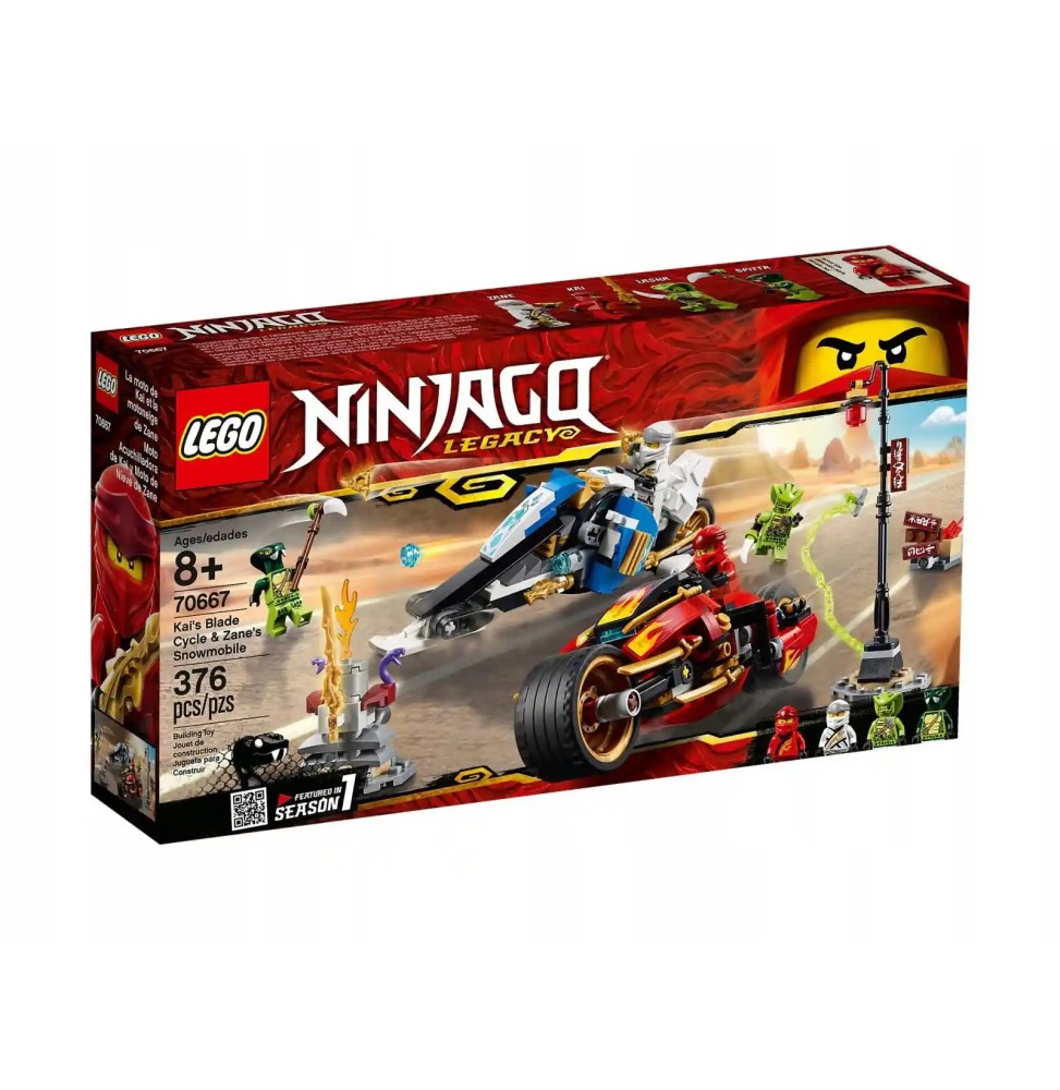 LEGO 70667 Ninjago Motocykl Kaia i skuter Zane'a