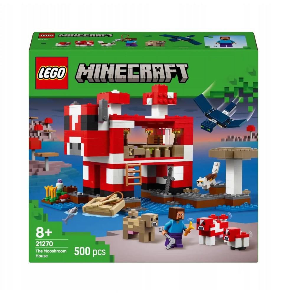 LEGO Minecraft Casa vacii ciuperci 21270