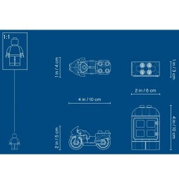 Lego DUPLO Motocicletă de poliție 10900 pentru copii