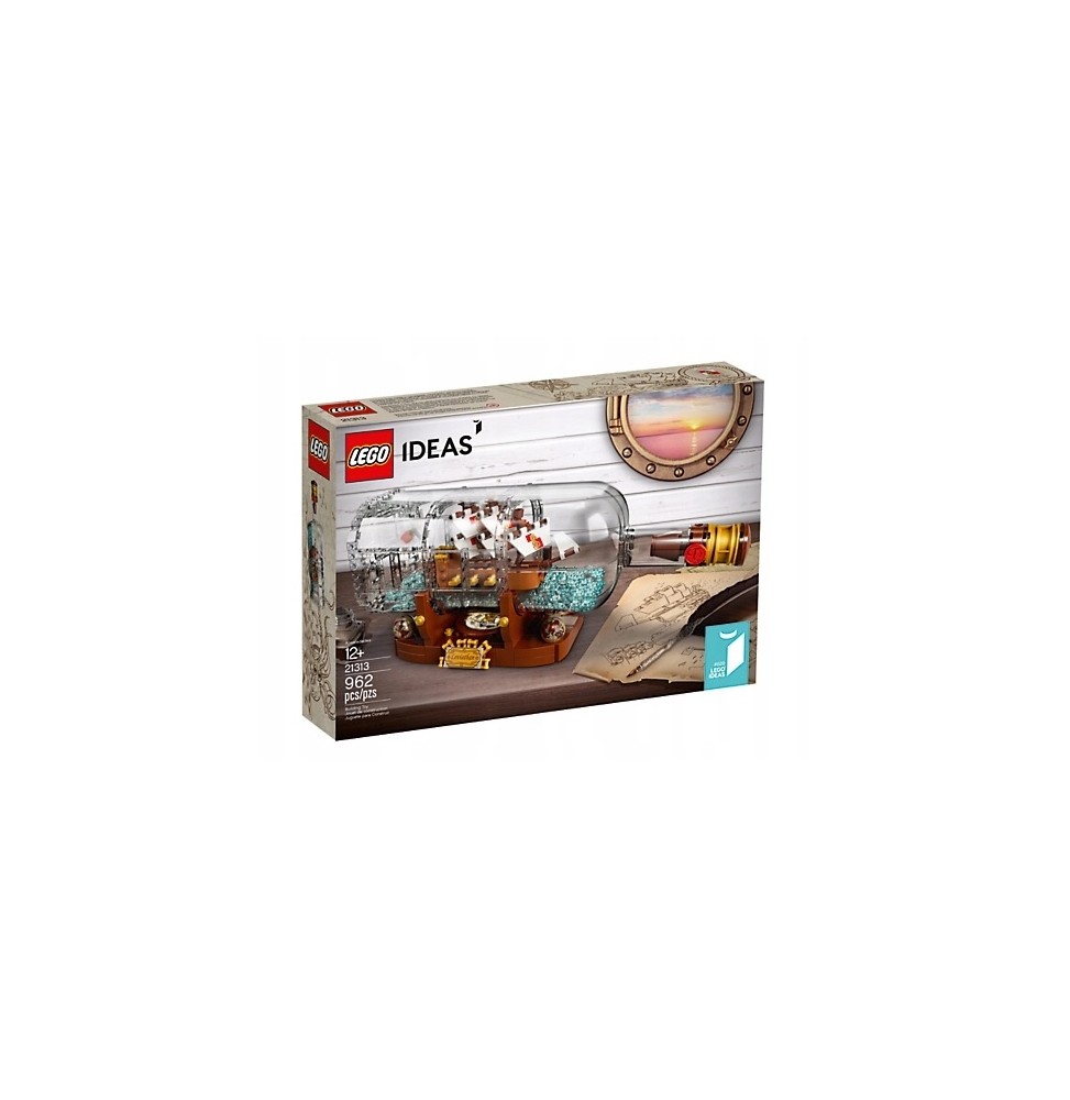 LEGO Ship in a Bottle 21313 - 962 Piece Set