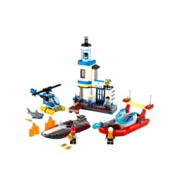 LEGO City 60308 Acțiune cu poliția și pompierii