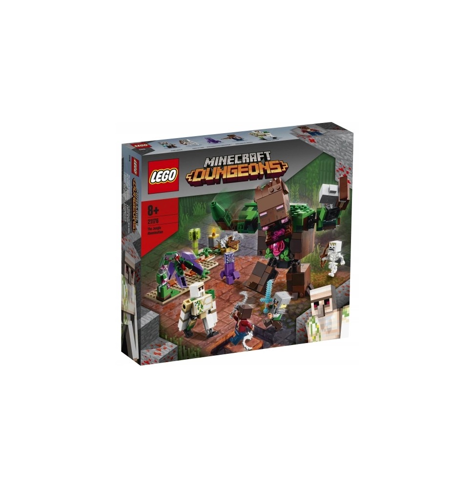 LEGO 21176 Minecraft Groaza Junglei set de construcție