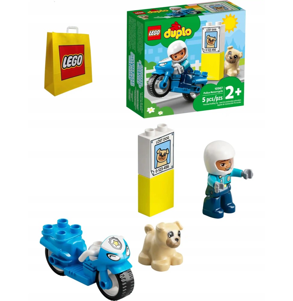 LEGO Duplo 10967 Motocykl policyjny