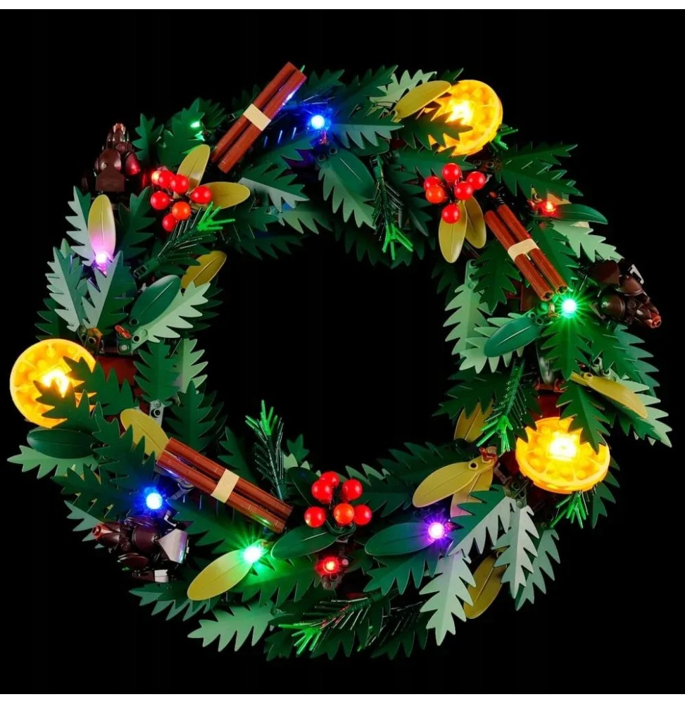 LED Lighting for LEGO Wreath 10340