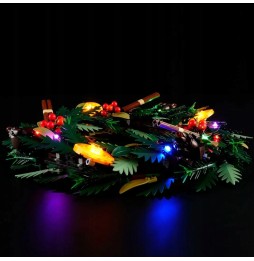 LED Lighting for LEGO Wreath 10340