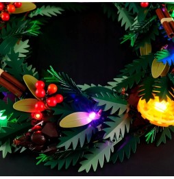 LED Lighting for LEGO Wreath 10340