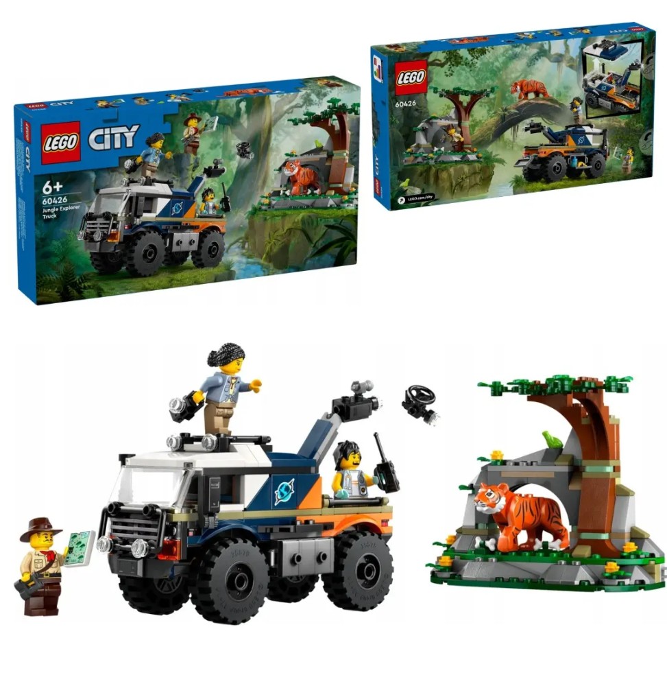 Lego City 60426 Samochód Terenowy Badacza Dżungli