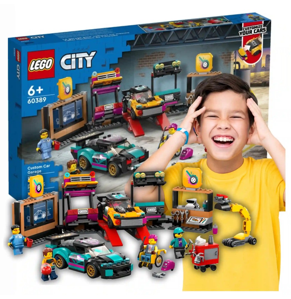 LEGO City atelier tuning auto