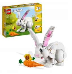 LEGO Creator set 3in1 iepure alb, focă și papagal