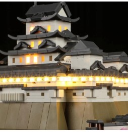 LED Lighting for LEGO Himeji 21060