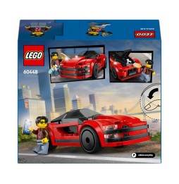 LEGO City Czerwony samochód sportowy 60448