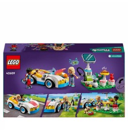 LEGO Friends 42609 Elektryczny samochód i stacja ładująca