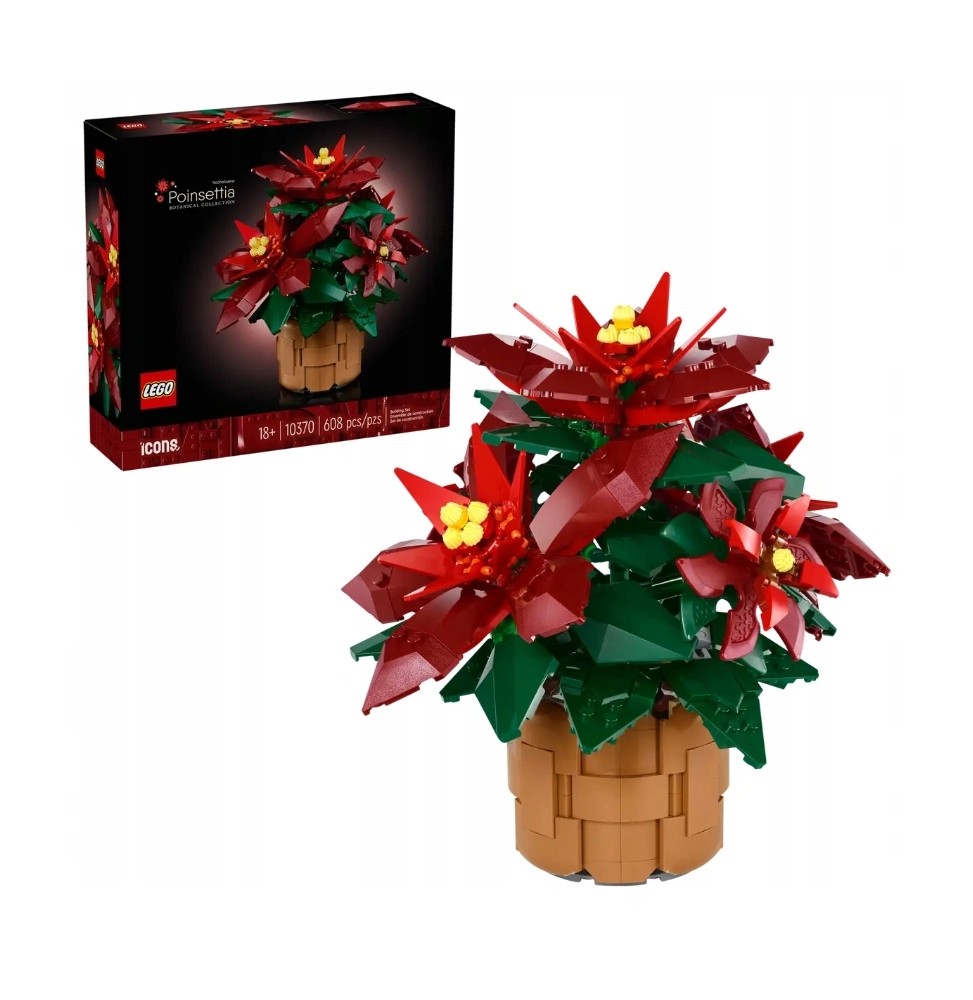 LEGO 10370 Poinsettia Christmas Decoration