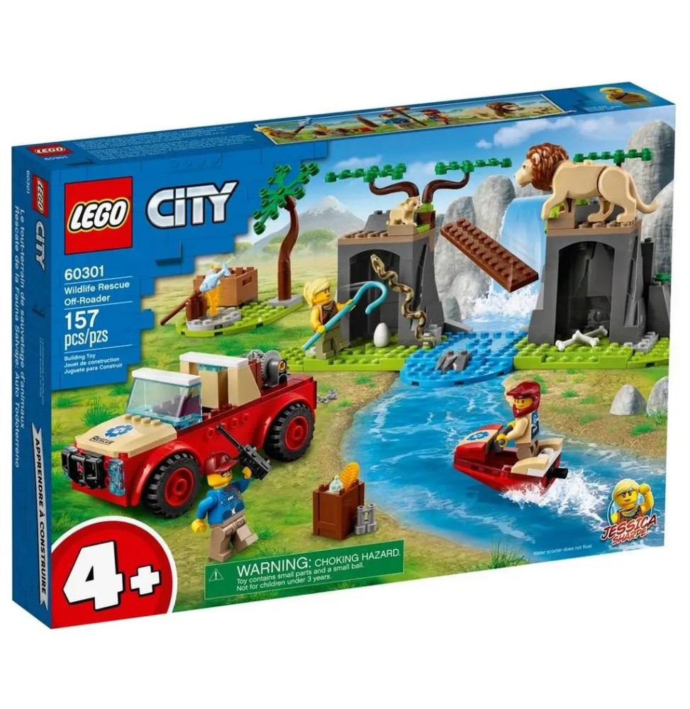 LEGO City 60301 Mașina de salvare a animalelor