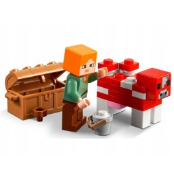 LEGO Minecraft - dom w grzybie z figurkami