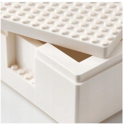 IKEA Bygglek LEGO Pudełko z pokrywką 3 sztuki