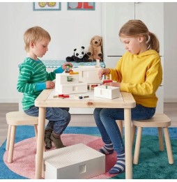 IKEA Bygglek LEGO Pudełko z pokrywką 3 sztuki