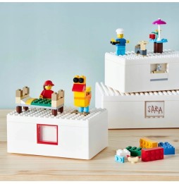 IKEA Bygglek LEGO Cutie cu capac 3 bucăți