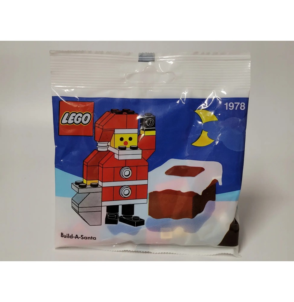 Lego Build-A-Santa Polybag 1978 New