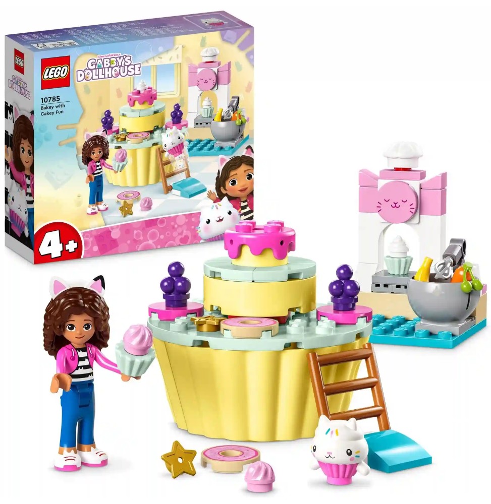 Lego Gabi Cat House Cake Baking 10785