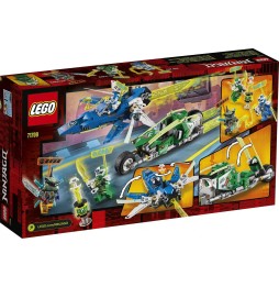 LEGO Ninjago Wyścigówki Jaya i Lloyda 71709