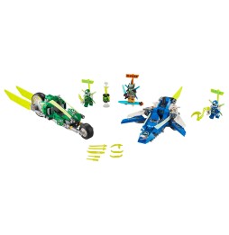 LEGO Ninjago Wyścigówki Jaya i Lloyda 71709