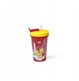 LEGO Cup with Straw 500 ml for Girls