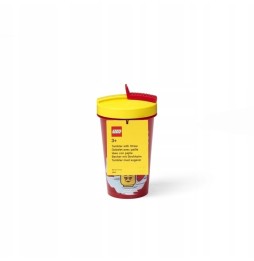 LEGO Cup with Straw 500 ml for Girls