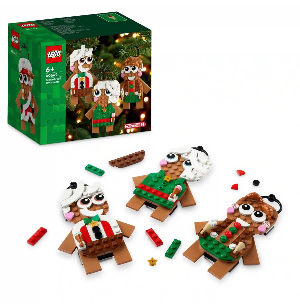 LEGO Gingerbread Christmas Ornaments 40642