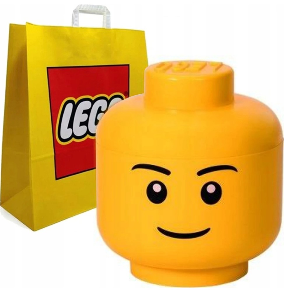 LEGO Boy Head Container L 27cm