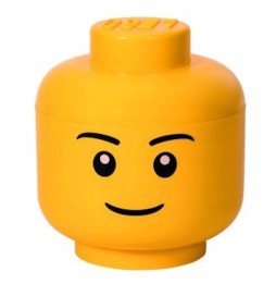 LEGO pojemnik głowa chłopiec L 27cm