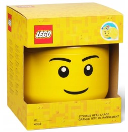 LEGO Boy Head Container L 27cm