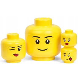 LEGO Boy Head Container L 27cm